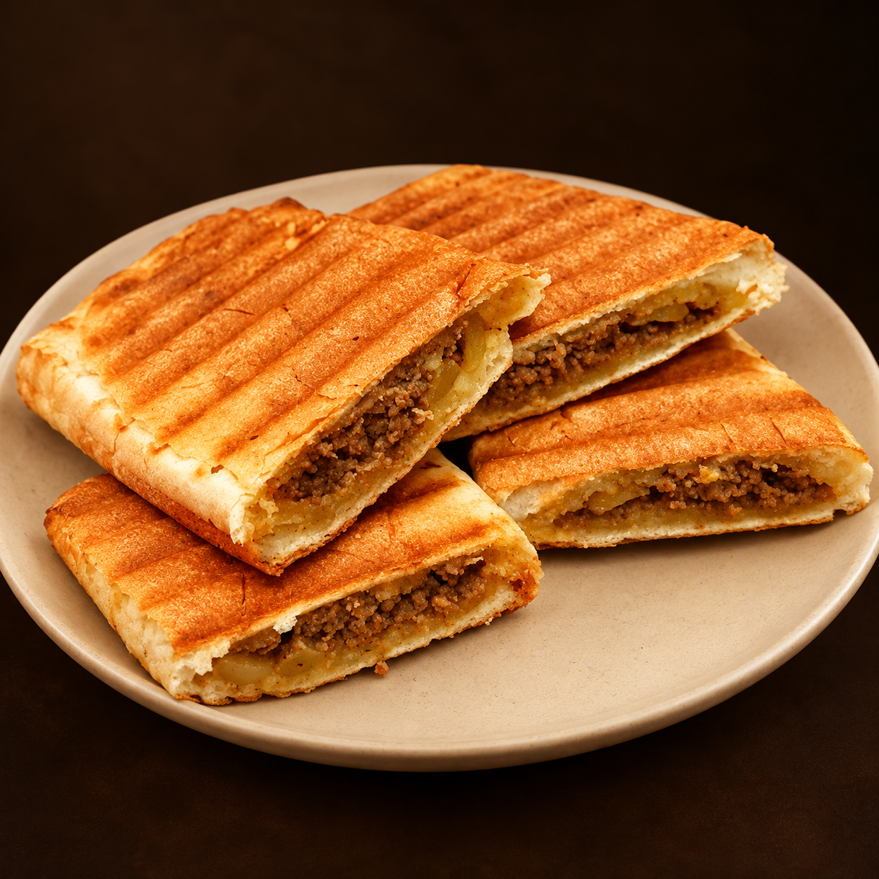 Sujuk Mini Sandwiches